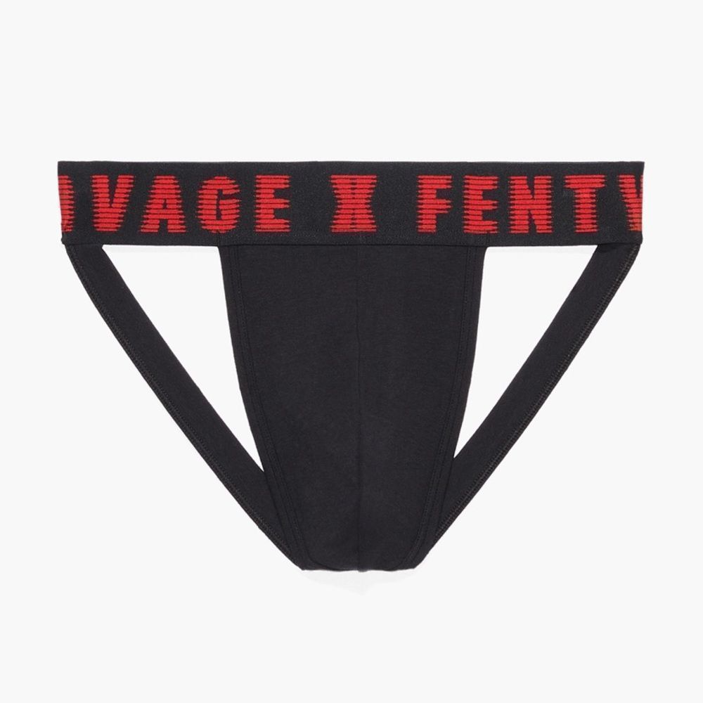 Savage X Fenty Savage X Jock Strap Caviar Small